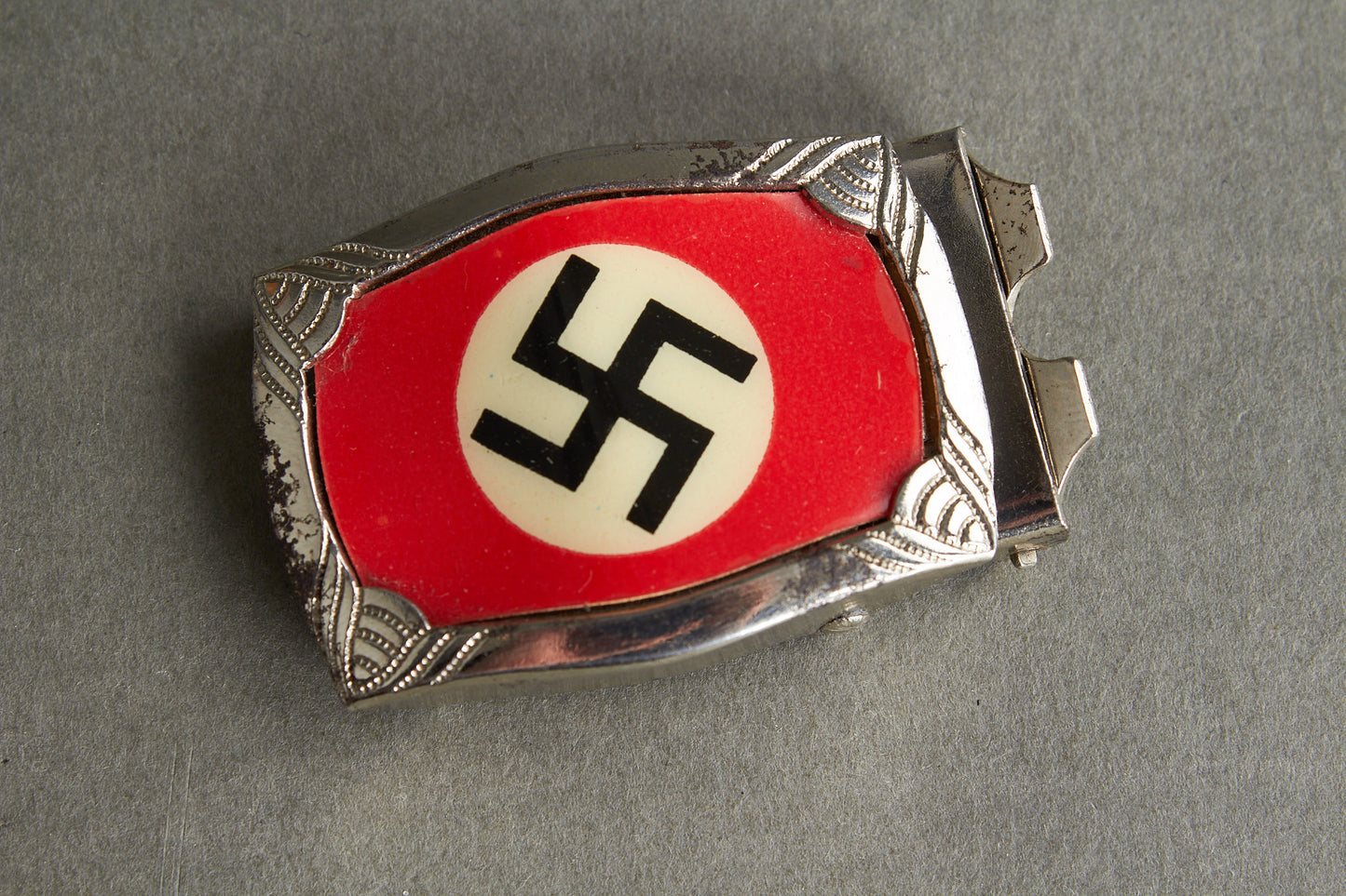 Early NSDAP Sympathizers Belt Buckle. DRGM Marked. Original.