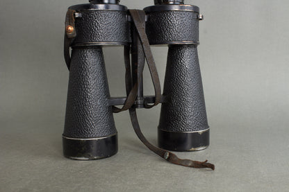 Kriegsmarine 7x50 Binoculars. Manufactured by Ernst Leitz. Marked with code "beh". Original.