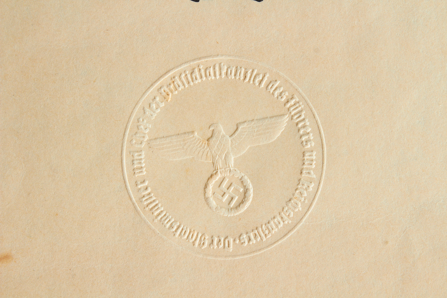 "Treudienst-Ehrenzeichen" 25 Year Service Urkunde Grouping. Original.