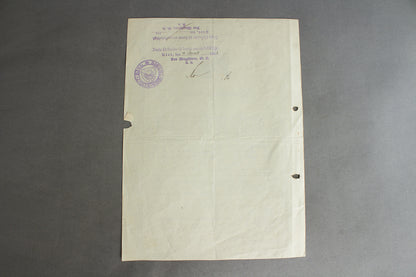 Kriegsmarine Urkunde Grouping. Original.