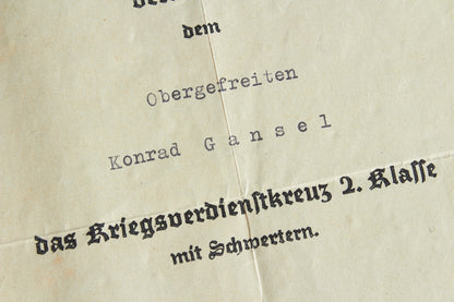 Max Heinrich Moritz Albert von Schenckendorff signed grouping. Original.