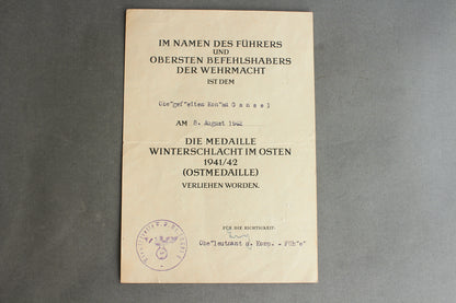 Max Heinrich Moritz Albert von Schenckendorff signed grouping. Original.