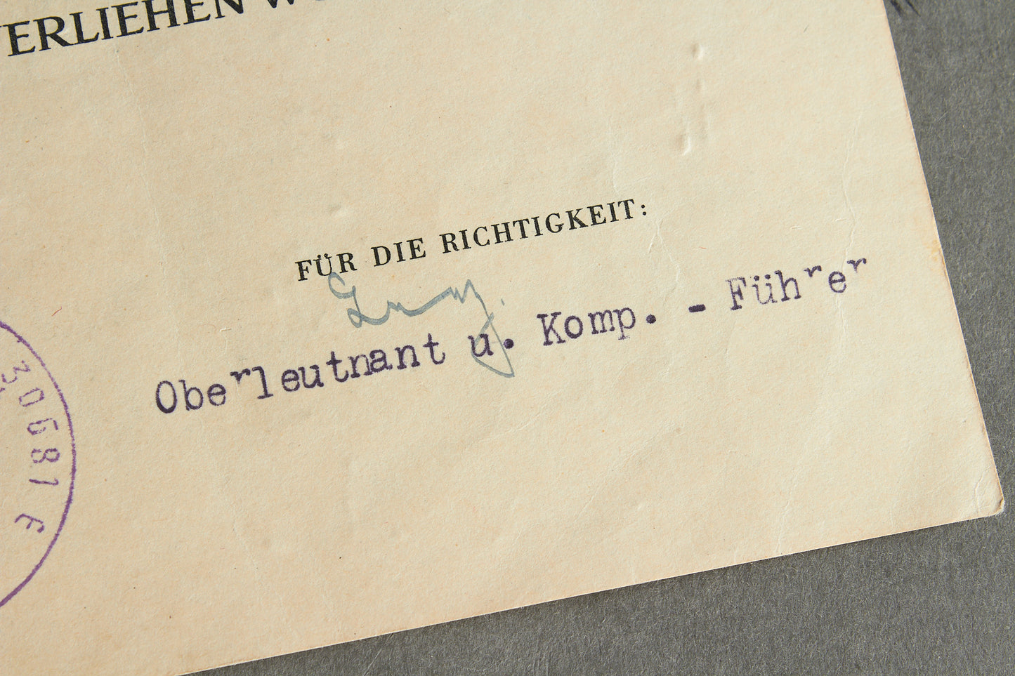 Max Heinrich Moritz Albert von Schenckendorff signed grouping. Original.
