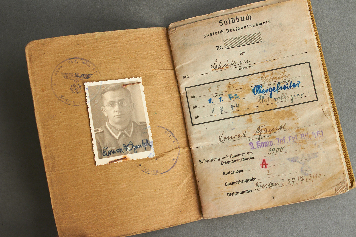 Max Heinrich Moritz Albert von Schenckendorff signed grouping. Original.