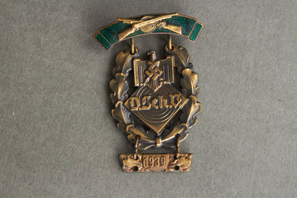 DSV (Deutscher Schützenverband) "Auszeichnung für Schießleistung in Bronze". Original.