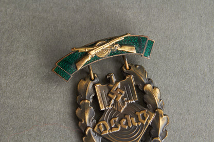 DSV (Deutscher Schützenverband) "Auszeichnung für Schießleistung in Bronze". Original.