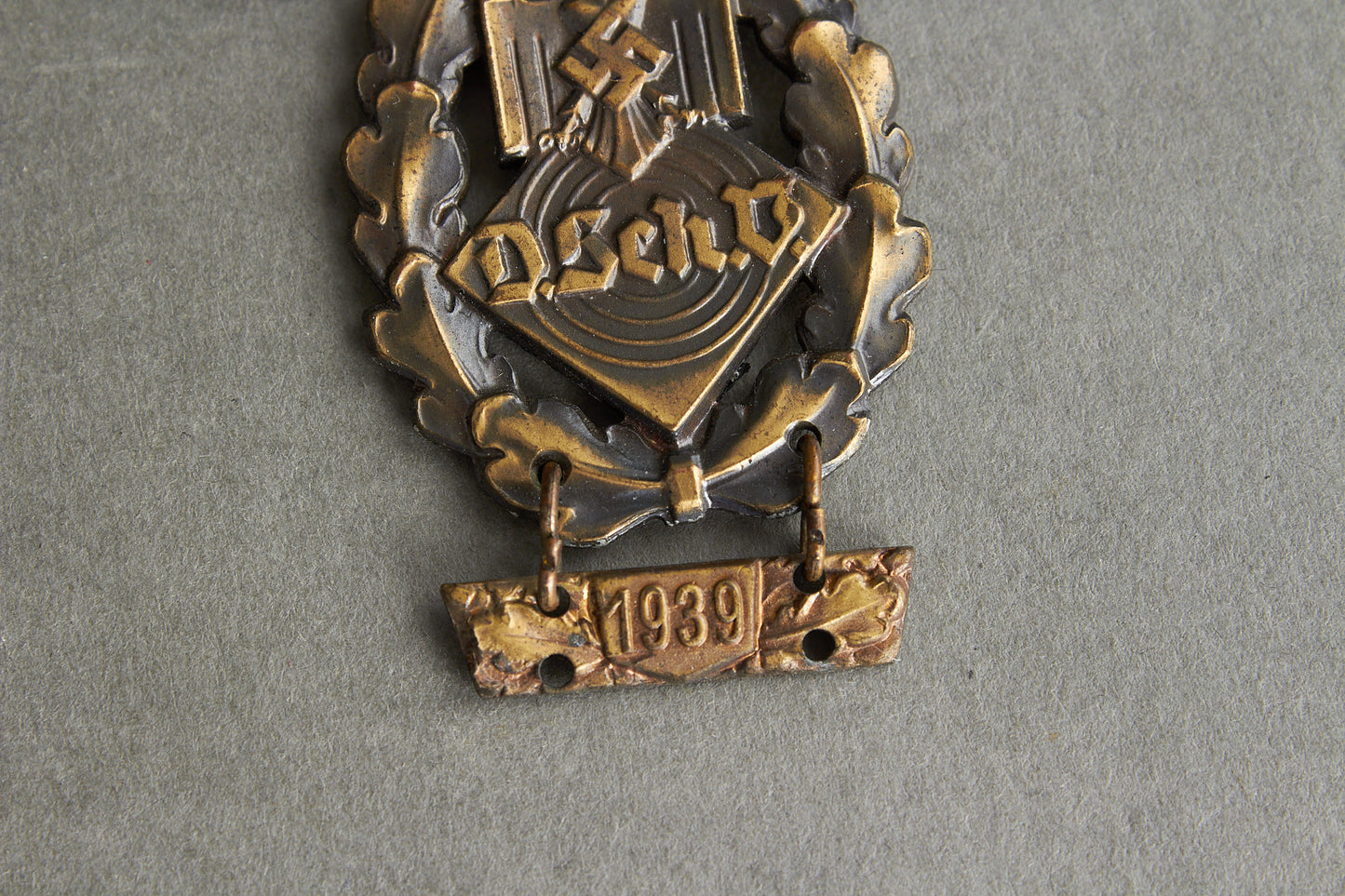 DSV (Deutscher Schützenverband) "Auszeichnung für Schießleistung in Bronze". Original.