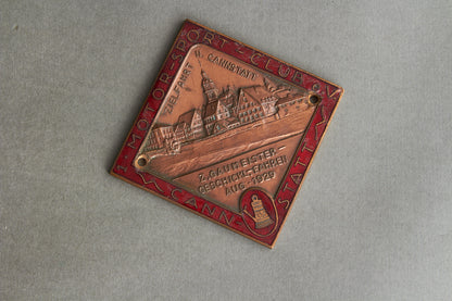 MSC "Plakette" from 1929. Original.