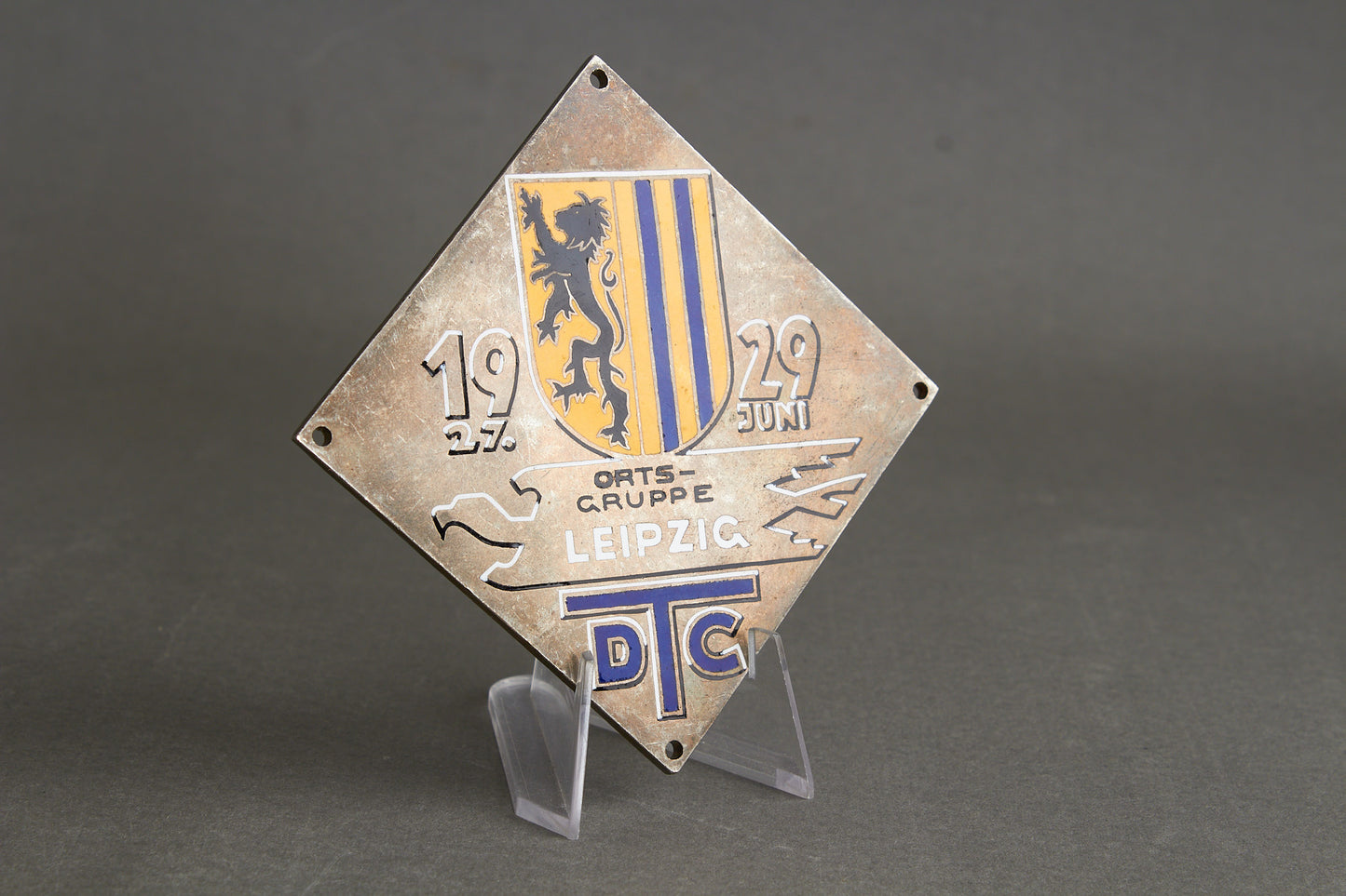 DTC Leipzig "Plakette" from 1929. Original.
