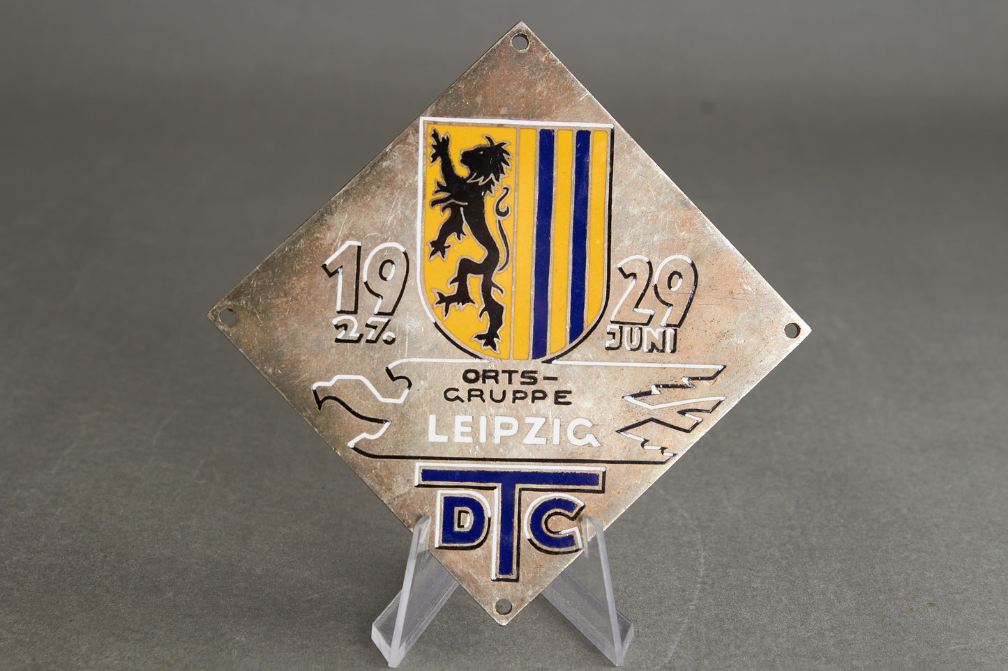DTC Leipzig "Plakette" from 1929. Original.