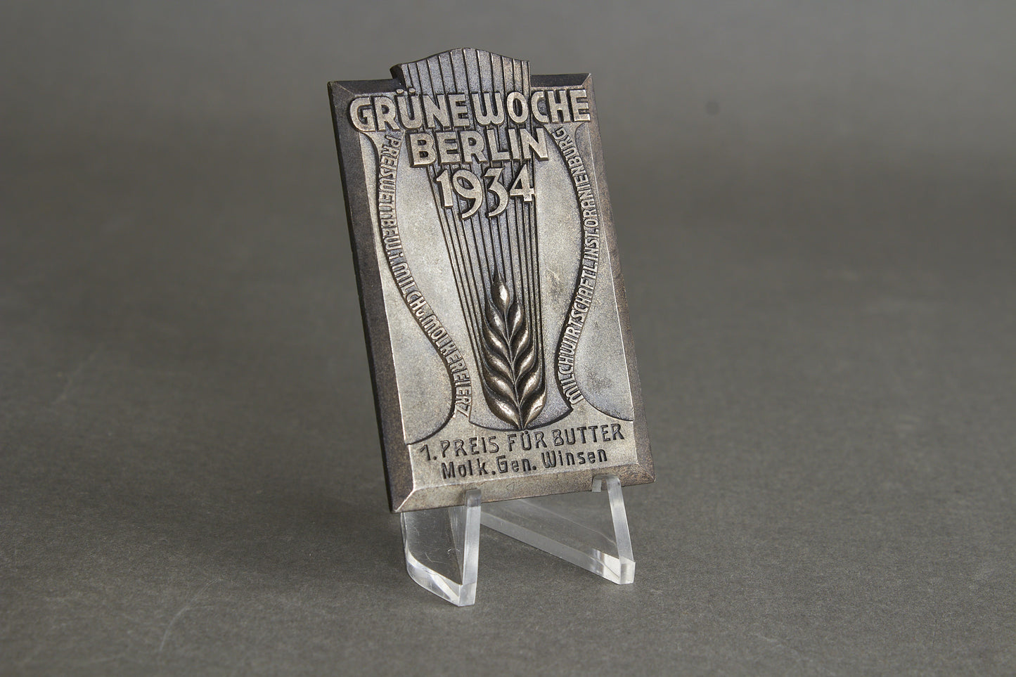 Reichsnährstand "Plakette" from 1934. Original.