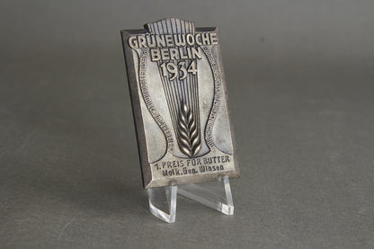 Reichsnährstand "Plakette" from 1934. Original.