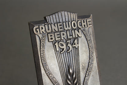 Reichsnährstand "Plakette" from 1934. Original.