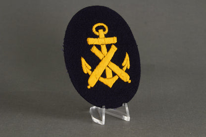 Kriegsmarine "Ärmelabzeichen" Career Sleeve Insignia. Maker Marked. Original