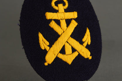 Kriegsmarine "Ärmelabzeichen" Career Sleeve Insignia. Maker Marked. Original