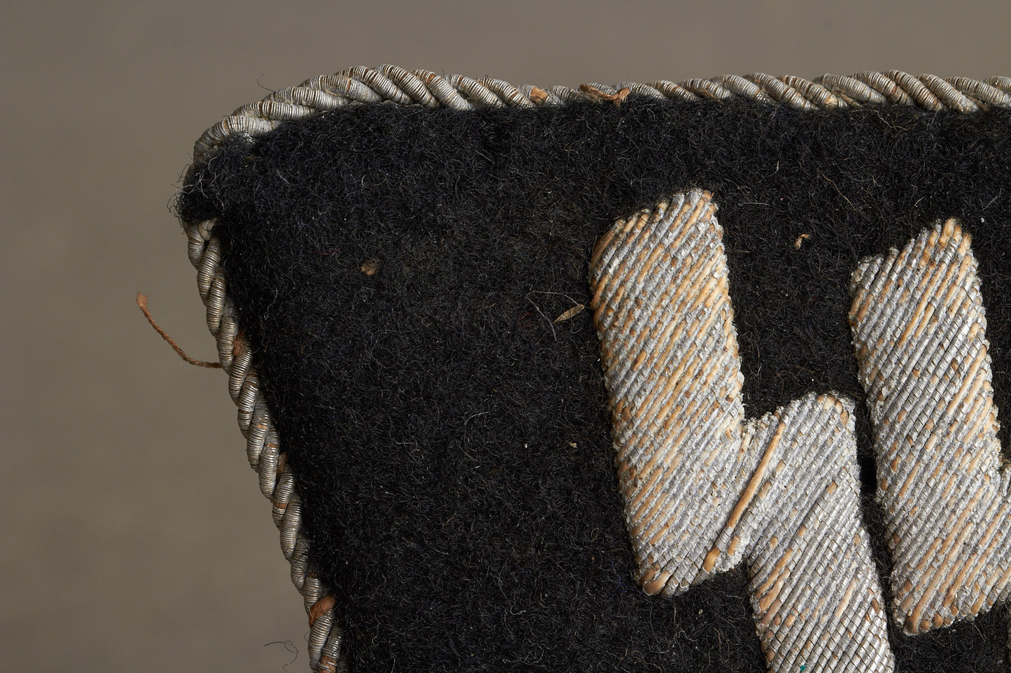 Waffen-SS Officer Collar tab. Tunic removed. Original.