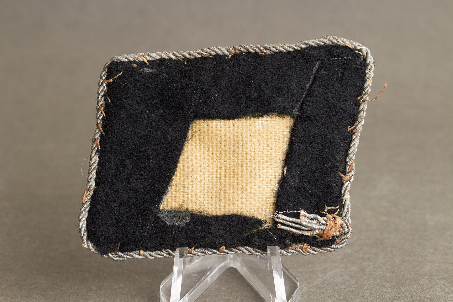 Waffen-SS Officer Collar tab. Tunic removed. Original.