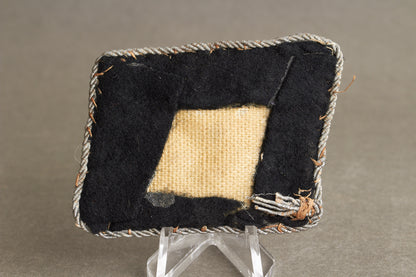 Waffen-SS Officer Collar tab. Tunic removed. Original.