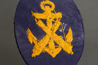 Kriegsmarine "Ärmelabzeichen" Career Sleeve Insignia. Maker Marked. Original