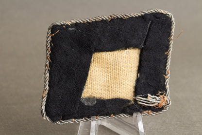 Waffen-SS Officer Collar tab. Tunic removed. Original.