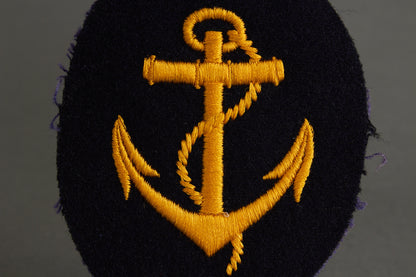 Kriegsmarine "Ärmelabzeichen" Career Sleeve Insignia. Maker marked. Original