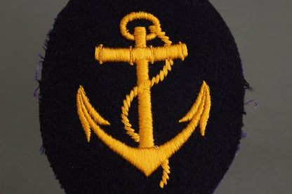 Kriegsmarine "Ärmelabzeichen" Career Sleeve Insignia. Maker marked. Original