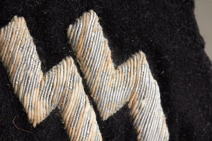 Waffen-SS Officer Collar tab. Tunic removed. Original.