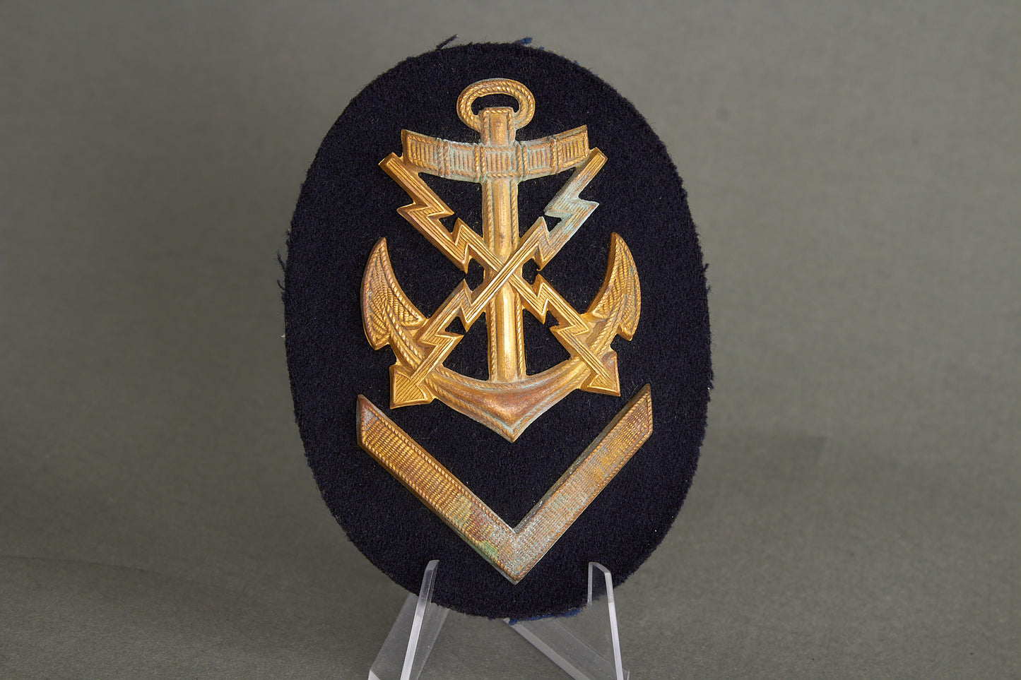 Kriegsmarine "Ärmelabzeichen" Career Sleeve Insignia. Maker Marked. Original
