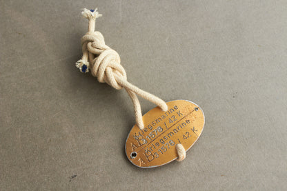 Kriegsmarine "Erkennungsmarken" Dog Tag. Original.