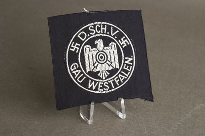 DRL "D.SCH.V - Gau Westfalen" Cloth "Leistungsabzeichen". Original.