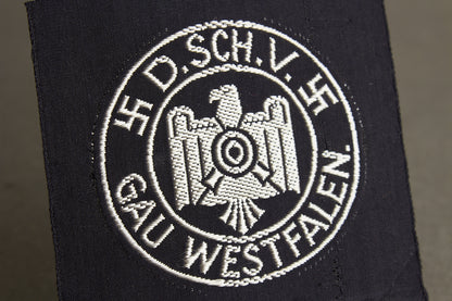 DRL "D.SCH.V - Gau Westfalen" Cloth "Leistungsabzeichen". Original.