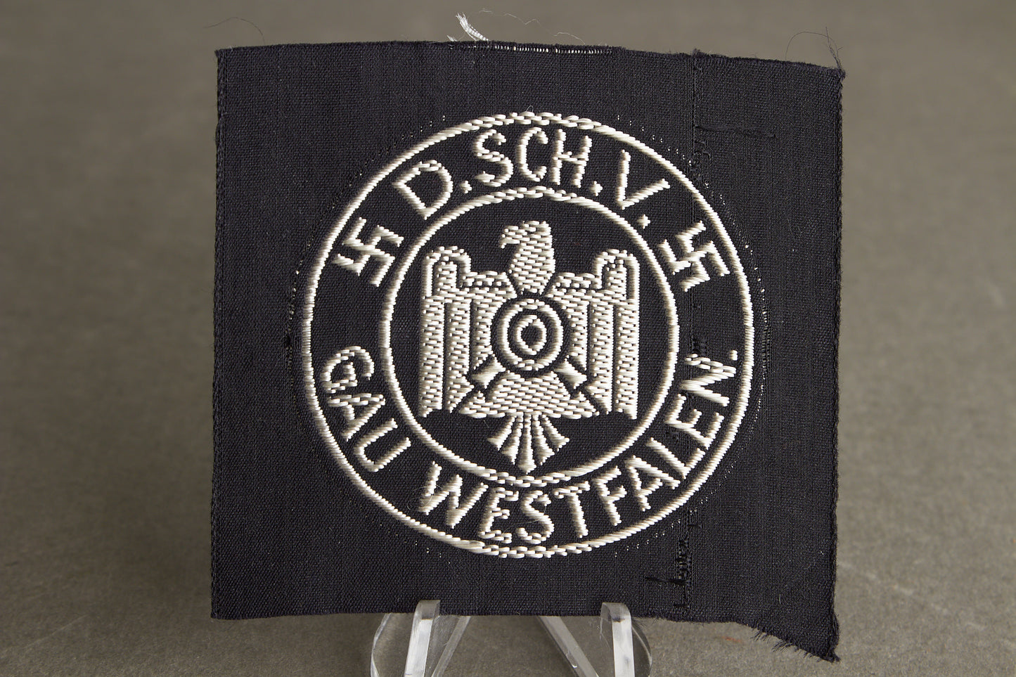 DRL "D.SCH.V - Gau Westfalen" Cloth "Leistungsabzeichen". Original.