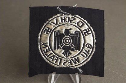 DRL "D.SCH.V - Gau Westfalen" Cloth "Leistungsabzeichen". Original.