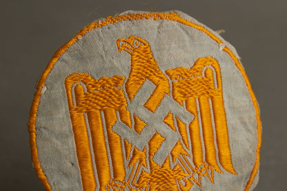 DRL Cloth "Leistungsabzeichen" in Grey. Tunic removed. Original.