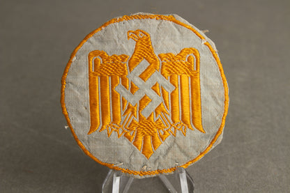 DRL Cloth "Leistungsabzeichen" in Grey. Tunic removed. Original.