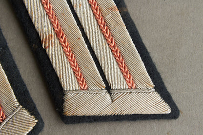 Wehrmacht Panzer Officer Collar tabs. Matching. Original.