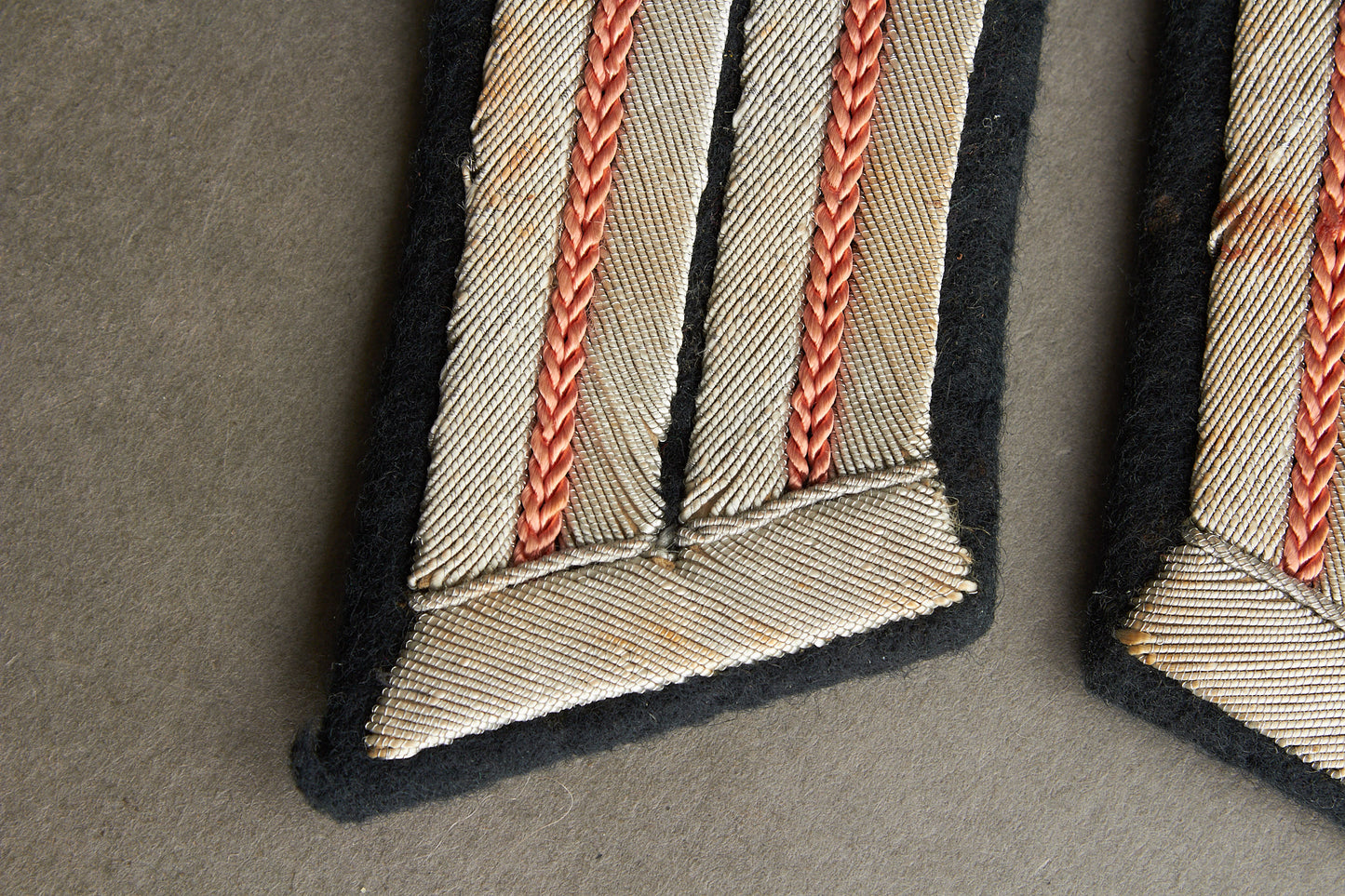 Wehrmacht Panzer Officer Collar tabs. Matching. Original.