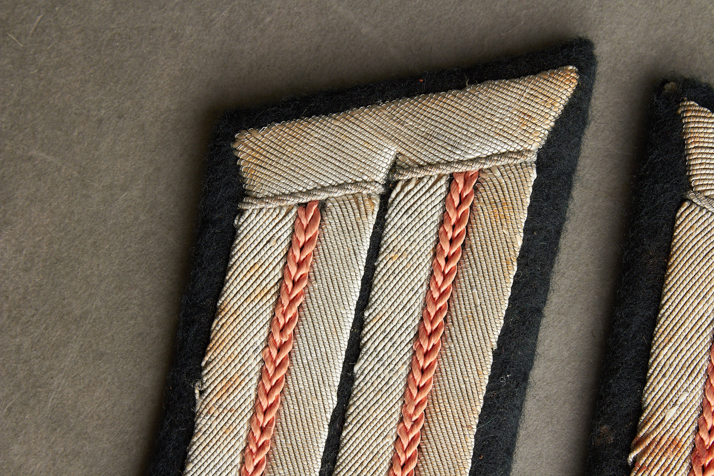 Wehrmacht Panzer Officer Collar tabs. Matching. Original.