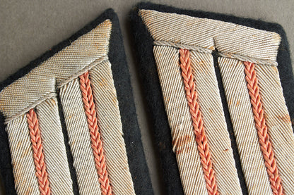 Wehrmacht Panzer Officer Collar tabs. Matching. Original.