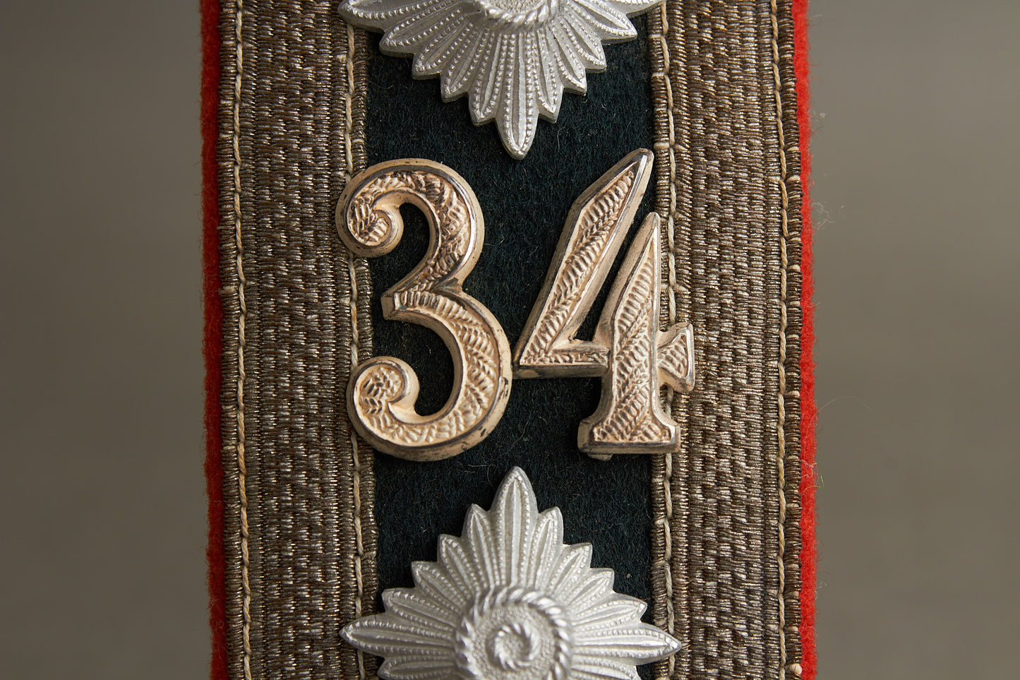 Wehrmacht Artillerie Unteroffizier Shoulder board. Tunic removed. Original.