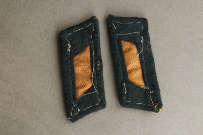 Wehrmacht "Artillerie" Collar Tabs. Matching. Tunic removed. Original.
