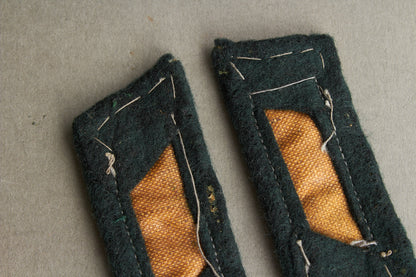 Wehrmacht "Artillerie" Collar Tabs. Matching. Tunic removed. Original.