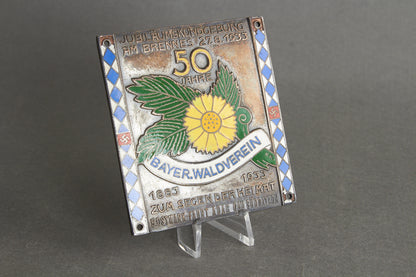 Early ADAC "Plakette" from 1933. Rare. Original.