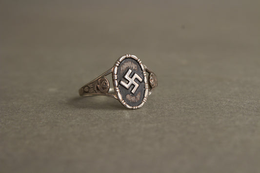 NSDAP Fingerring. 850-Silver. Original.