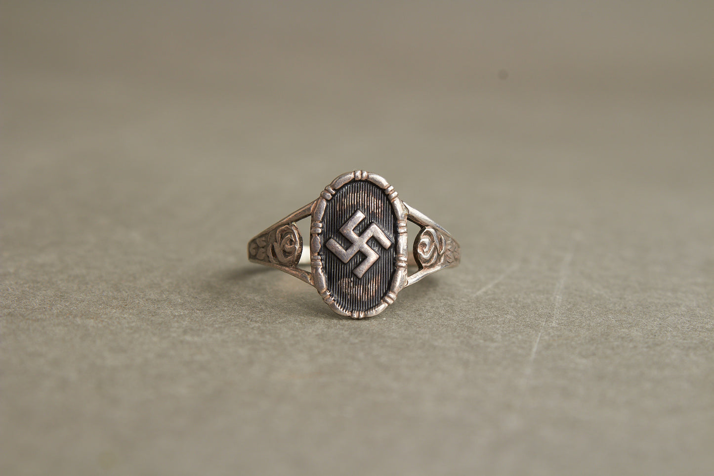 NSDAP Fingerring. 850-Silver. Original.