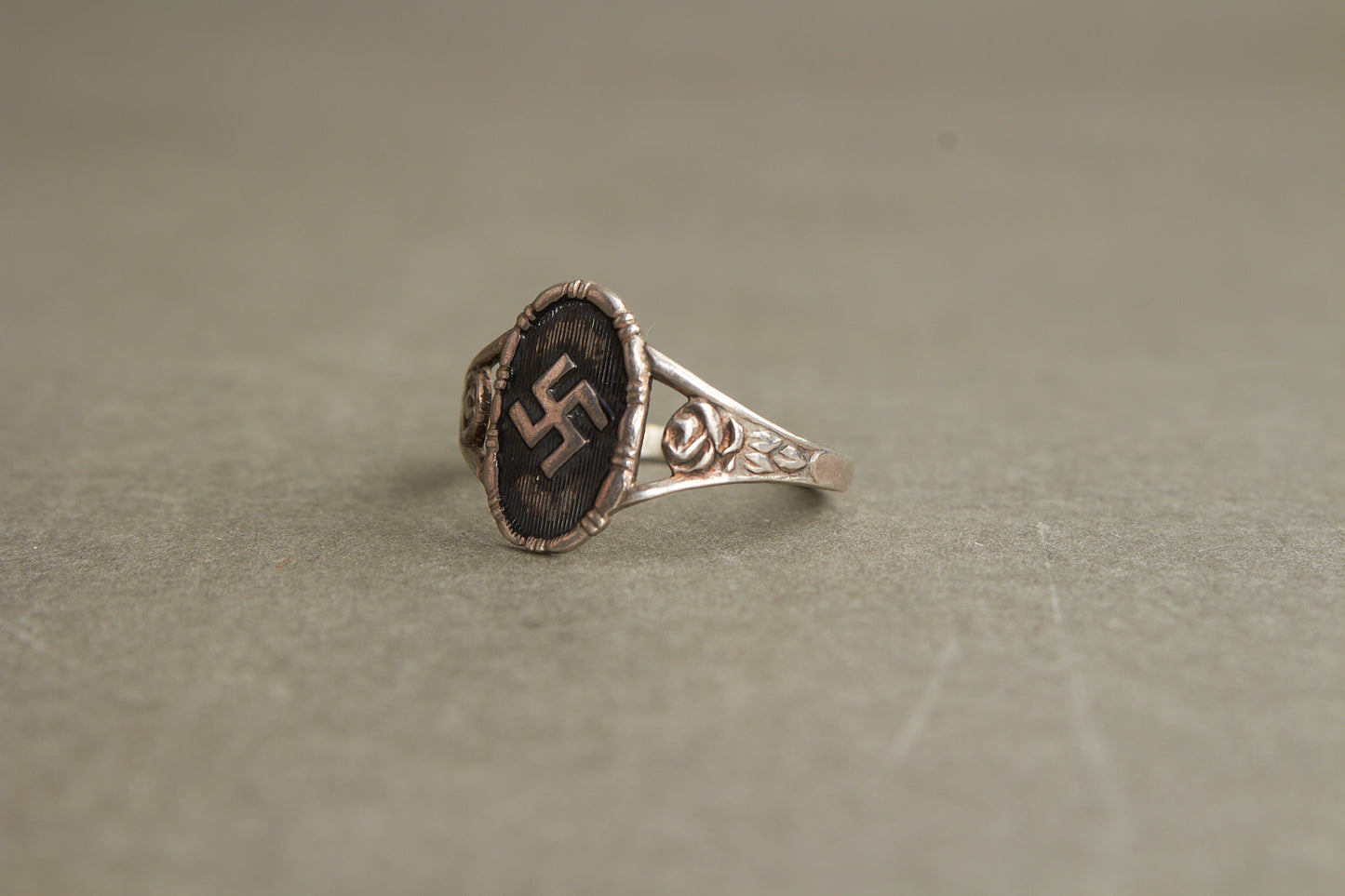 NSDAP Fingerring. 850-Silver. Original.