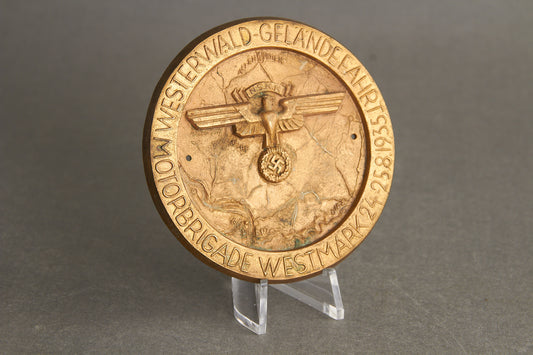 Early NSKK "Plakette" from 1935. Original.