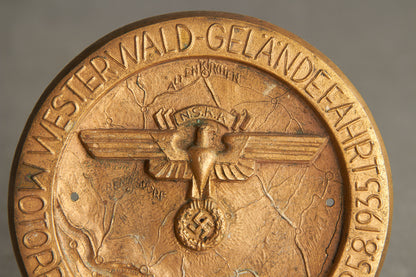 Early NSKK "Plakette" from 1935. Original.