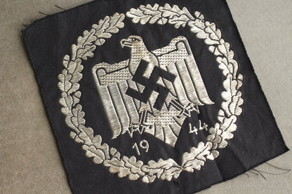 DRL "1944" Cloth "Leistungsabzeichen". Original.