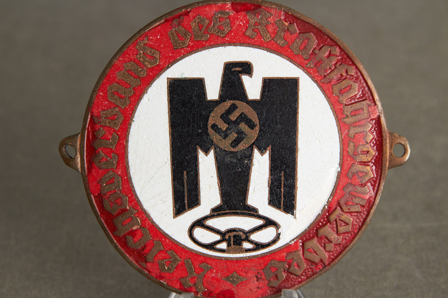 RVK (Reichsverband des Kraftfahrgewerbes) "Autoplakette". Rare. Original.